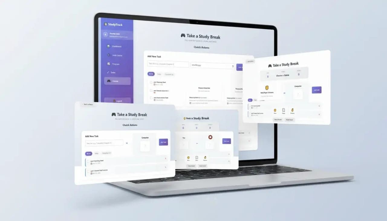 StudyTrack – Study Management Dashboard